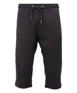 Black Interlock Barmuda Pant